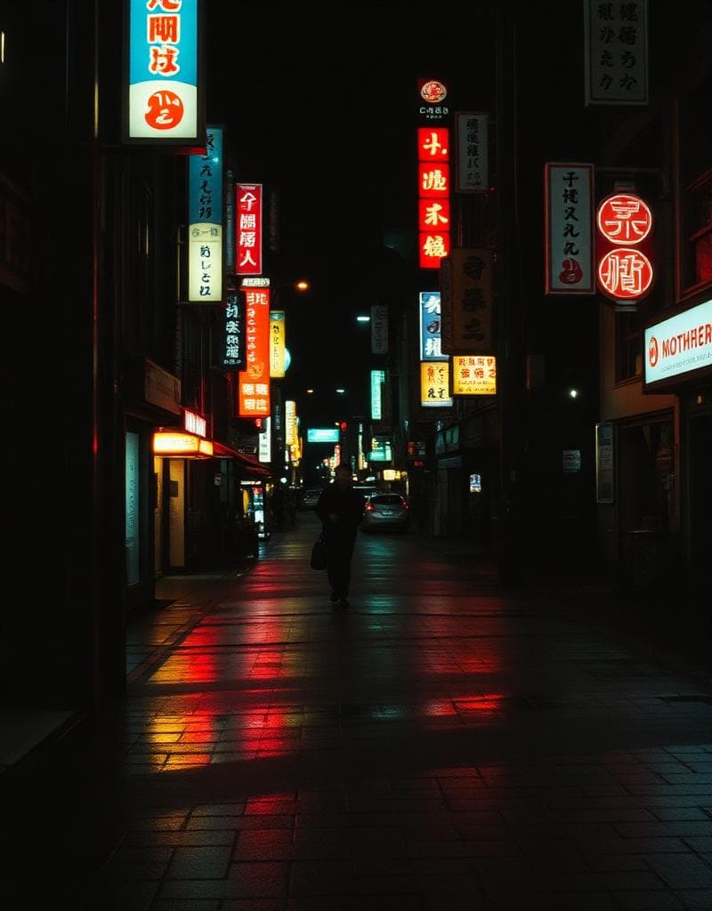 Neon Quietude — Street photography in Tokyo