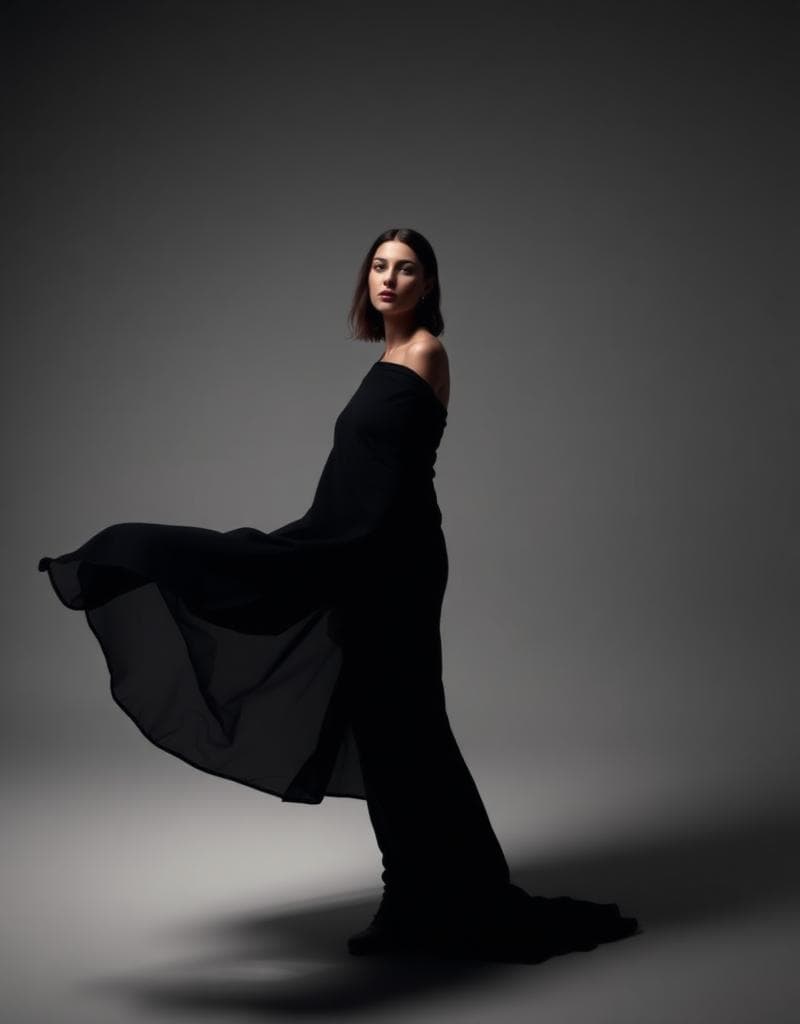 Black Silk — Editorial photography in  Paris